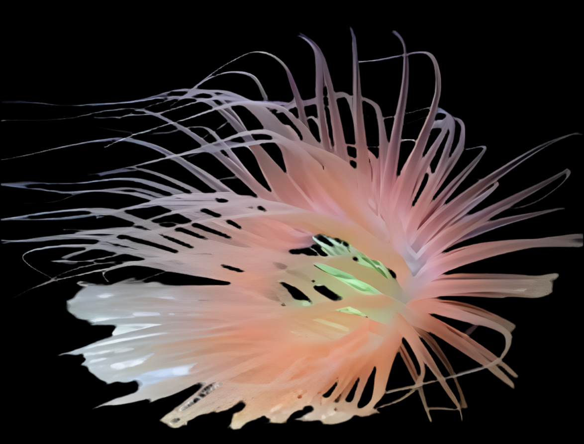 Tube Anemone; Super Orange - Cerianthus