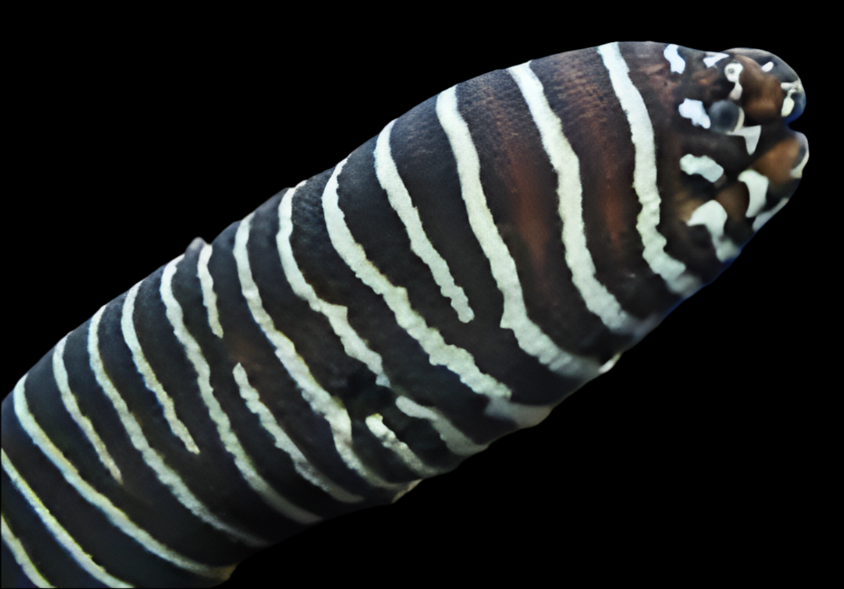 Zebra Moray - Gymnomuraena zebra